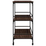 vidaXL Chariot cuisine chêne marron 100 5x50x105 cm bois d'ingénierie