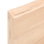 vidaXL Étagère murale 80x60x(2-6) cm bois de chêne massif non traité