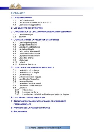 Document unique d'évaluation des risques professionnels métier (Pré-rempli) : Arts du spectacle - Version 2024 UTTSCHEID