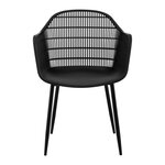 Lot de 2 chaises de salle à manger 150 kg max noir 14_0000874