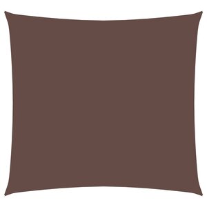 vidaXL Voile de parasol tissu oxford carré 6x6 m marron