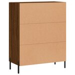 vidaXL Buffet chêne marron 69 5x34x90 cm bois d'ingénierie