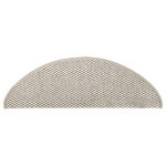vidaXL Tapis d'escalier autocollants 15 Pièces 65x21x4 cm Taupe