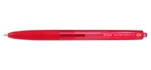 Stylo bille SUPER GRIP G retractable Rouge Pointe moyenne PILOT