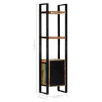 vidaXL Bibliothèque 45x30x171 cm Bois de récupération solide