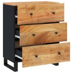 vidaXL Buffets 2 Pièces 60x33x75 cm bois massif d'acacia