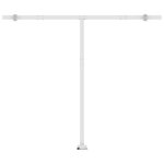 vidaXL Auvent automatique sur pied 350x250 cm Jaune/Blanc