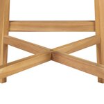 vidaXL Tabourets de bar lot de 2 bois d'acacia solide