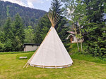 SMARTBOX - Coffret Cadeau Séjour insolite de 2 jours en tipi en famille près du mont Blanc -  Séjour