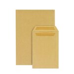 Pochette en papier kraft - 17.6 x 25 cm