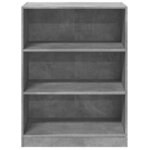 vidaXL Garde-robe gris béton 77x48x102 cm bois d'ingénierie