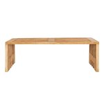 2 Bancs en teck BENIDORM 90/140 cm