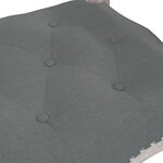 vidaXL Banc Gris foncé 110x45x60 cm Tissu