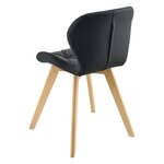 Lot de 4 chaises similicuir 81 x 57 x 49 cm noir 03_0006776