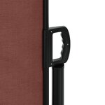 vidaXL Auvent latéral rétractable marron 220x1000 cm