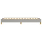 vidaXL Cadre de lit Gris clair 80x200 cm Tissu