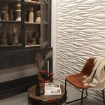 WallArt Panneaux muraux 3D Waves 12 Pièces GA-WA04