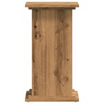 vidaXL Support pour plantes 33x33x60 cm bois d'ingénierie