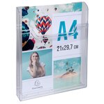 Distributeur De Prospectus Vertical A4 - Cristal - X 10 - Exacompta