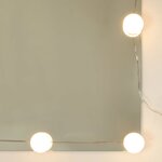 vidaXL Coiffeuse avec LED sonoma gris 60x40x140 cm