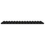 vidaXL Cadre de lit Noir 90x200 cm Bois de pin massif