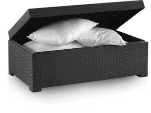 Coffre de jardin en résine "diva" - anthracite