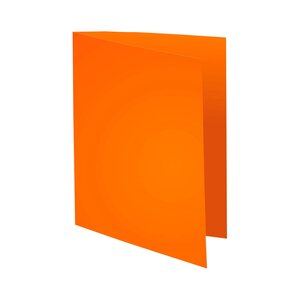 Paquet De 100 Chemises Forever® 170 À Bord Décalé - 24x32cm - Orange - X 5 - Exacompta