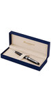 Waterman expert stylo bille   laque noire  recharge bleue pointe moyenne  coffret cadeau