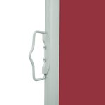 vidaXL Auvent latéral rétractable de patio 170x300 cm Rouge