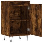 vidaXL Buffet chêne fumé 40x35x70 cm bois d'ingénierie