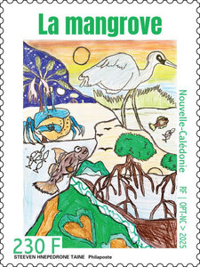 Timbre Nouvelle Calédonie - La mangrove