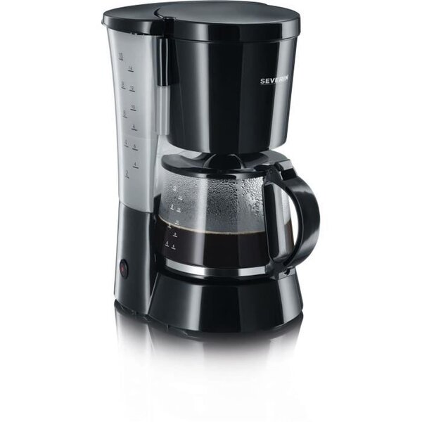 Cafetière filtre - Noir - 800 W - 1 4 L - jusqu'à 10 tasses