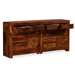 vidaXL Buffet Bois massif 160x35x75 cm
