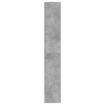 vidaXL Buffet haut LED gris béton 41 5x32 5x200 cm bois d’ingénierie