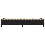 vidaXL Cadre de lit Noir 80x200 cm Similicuir