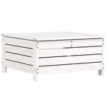 vidaXL Salon de jardin 8 Pièces blanc bois de pin massif