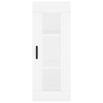 vidaXL Buffet haut Blanc 34 5x34x180 cm Bois d'ingénierie