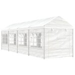 vidaXL Belvédère avec toit blanc 8 92x2 28x2 69 m polyéthylène