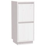 vidaXL Buffets 2 Pièces Blanc 31 5x34x75 cm Bois massif de pin