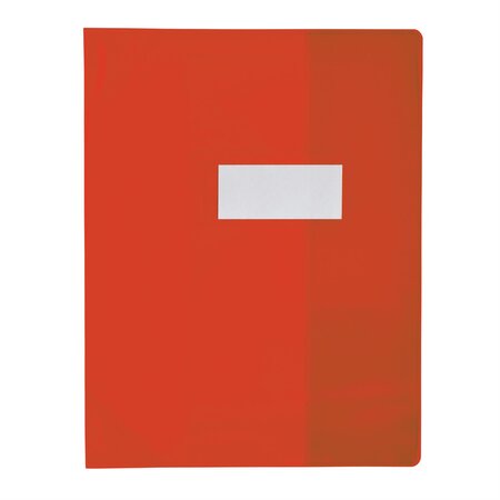 Protège-cahier PVC 150 Strong Line A4 (21x29,7 cm) Translucide rouge ELBA