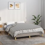 vidaXL Couverture lestée Gris 150x200 cm 7 kg Tissu
