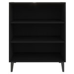 vidaXL Buffet Noir 57x35x70 cm Aggloméré