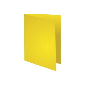 Chemises ROCK's carte 210g/m² - Jaune (paquet 100 unités)