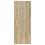 vidaXL Armoire murale Chêne sonoma 34 5x34x90 cm Bois d'ingénierie
