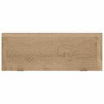 vidaXL Étagères murales 2 Pièces 40x15x4 cm bois de teck massif