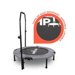 Mini trampoline fitness jump4fun pliable double-bar - ø92cm