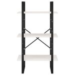 vidaXL Étagère de rangement Blanc 60x30x105 cm Bois de pin massif