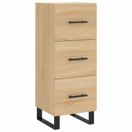 vidaXL Buffet Chêne sonoma 34 5x34x90 cm Bois d'ingénierie