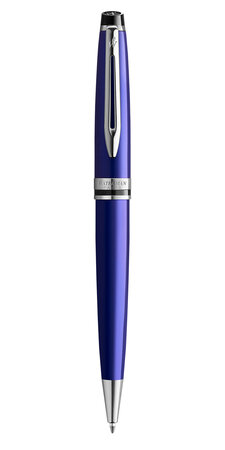 Waterman expert stylo bille  bleu  recharge bleue pointe moyenne  coffret cadeau