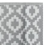 vidaXL Tapis d'extérieur Gris 160x230 cm PP